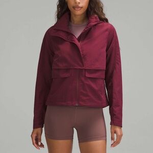 Lululemon Always Effortless Jacket Wine Berry - Size 4
